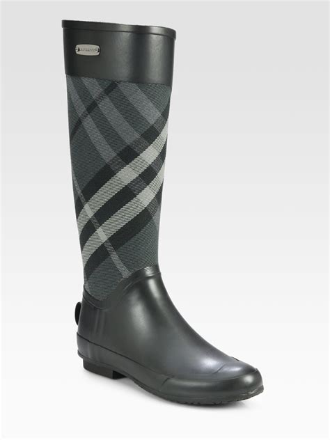 burberry grey rain boots|Burberry rain boots size chart.